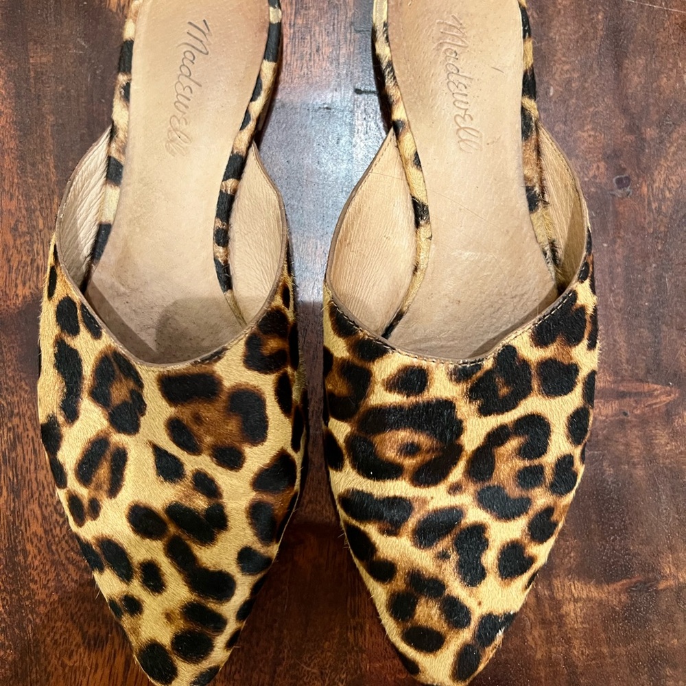 Madewell leopard slides